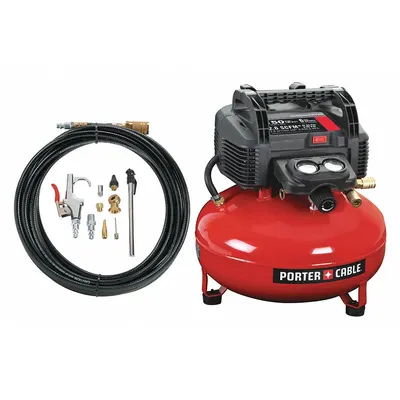 PORTER CABLE C2002-WK Portable Electric Air Compressor Combo Kit - Portable Electric Air Compressor Combo Kits