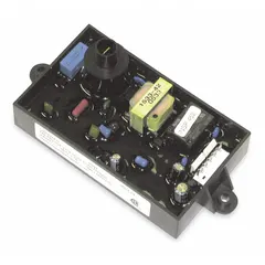 This circuit board is a replacement control component for HVACR systems. It facilitates proper system operation and communication between components in heating, ventilation, air conditioning, and refrigeration equipment.