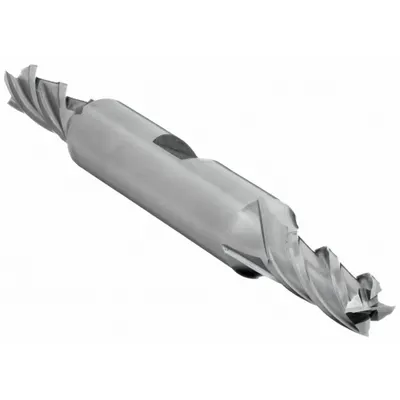 YG-1 Square End Mill: Cobalt, Double End, 4 Flute, 1/8" Mill Dia, 3/8" LOC - Double-End Cobalt Square End Mills