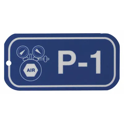 BRADY Lockout Tag: None/ No Header, P-1, Polystyrene, English, Plastic, Holes (MPN 105694) - Safety