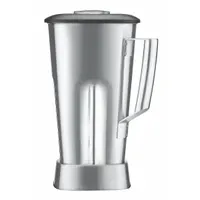 WARING COMMERCIAL Blender Container with Lid and Blade: 64 oz Container Capacity, Black/Silver (MPN CAC90)