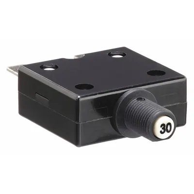CARLING TECHNOLOGIES Push Button Style Miniature Circuit Breaker - Push Button Style, Front Panel-Mount Miniature Circuit Breakers