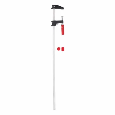 BESSEY Bar Clamp: Light Duty, Screwdriver Handle, 30 in Jaw Opening - Max, 600 lb Clamping Force - Nonmarring Bar Clamps