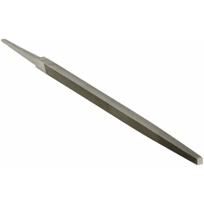 NICHOLSON Machinists File: Square, Double-Cut, Double Edge Cut, Smooth Cut, 8 in Lg without Tang - Double-Cut Square Files