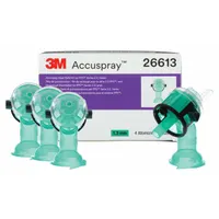 3M Green Head Refill: Repl Needles, Nozzles & Caps for Air Sprayers, Atomizing Head, 4 PK (MPN 26613)