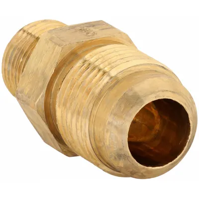 PARKER Low-Lead Brass 45-Degree Flare Tube Fitting, L48F-10-6 - Low-Lead Brass 45-Degree Flare Tube Fittings