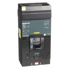 Three-pole molded case circuit breaker rated 300 A with a maximum interrupting rating of 42 kA at 120/240 V AC. Features instantaneous trip, lug terminals, and ABC phase connection. Designed for use in I-Line panelboards for overcurrent protection in electrical distribution systems.