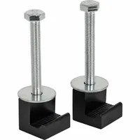 BUYERS PRODUCTS Mounting Kit: Mounting Bracket, Truck Boxes, Aluminum, Silver, 2 PK (MPN 1701052)