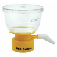 Bottle Top Filter: 0.45 um Max Particle Size, 50 mm Dia, PES, Includes Stopper, Sterile (MPN 11L834)