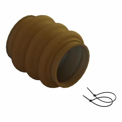 BELDEN Silicone Boot Kit: 2000 Coupling Size, 2 in Boot Inside Dia (in), Upper - Heavy Duty Universal Joint Boots