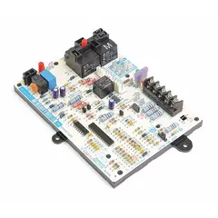 Replacement heater accessory for HVACR systems. Manages heating cycles, fan operation, and safety interlocks. Used in residential and light commercial furnaces where the original control board requires replacement.