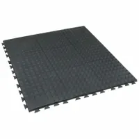 Interlocking Antifatigue Mat Tile: Interlocking Antifatigue Mat Tile, 3 ft x 3 ft, Square Grid (MPN 502)
