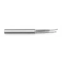TEMPCO Swaged Cartridge Heater: 750 W Watts, 4 in Lg, 10 in Lead Lg, 120V, 136 W/sq in, 1/2 in Dia (MPN HDC00545)