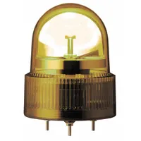 SCHNEIDER Beacon Light: Orange, LED, 24V AC/DC, 4 3/4 in Overall Dia, 4 3/4 in Overall Ht, XVR12B05S