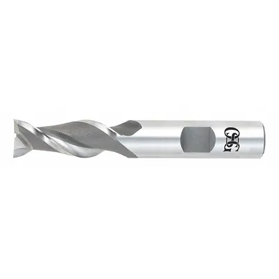 OSG Square End Mill: Cobalt, 2 Flute, 7/8" Mill Dia, 1-7/8" LOC, 4-1/8" OAL (MPN 5304100) - Cobalt Square End Mills for Aluminum