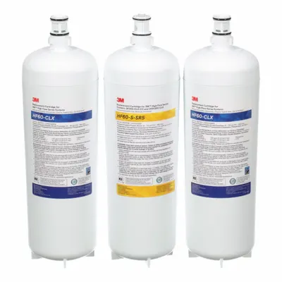 3M Filter Pack: 0.2 micron, 7 gpm, 70,000 gal, 5 7/8 in Overall Ht - Quick-Connect Drinking Fountain & Beverage Machine Water Filters