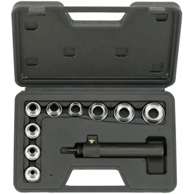 GENERAL Gasket Punch Set: 5 in Overall Lg, 25 mm Punch Taper Lg, 10 Pieces, Canvas/Leather/Paper - Gasket Punch Sets