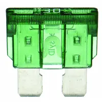 BUSSMANN Automotive Fuse: ATC Series, Fast-Acting, 30 A, 32 V DC, Indicating, 2 PK (MPN BP/ATC-30ID)