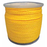 APPROVED VENDOR General Purpose Utility Rope: Hollow Braid, 1/4 in Dia, 195 lb Working Load Limit