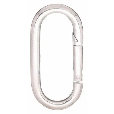 LUCKY LINE PRODUCTS Solid Gate Steel Spring Snap, 400 lb Working Load Limit - Load Rated Spring Snaps