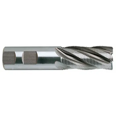YG-1 Roughing End Mill: Cobalt, 6 Flute, Fine Pitch, 1-1/4" Mill Dia, 2" LOC - General Purpose Cobalt Roughing End Mills