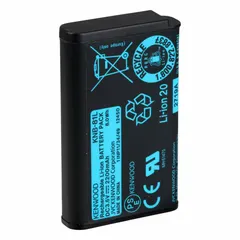 Replacement battery for Kenwood NX-P500 series handheld radios. Lithium Ion chemistry with 2200 mAh capacity. IP67 rated for dust and temporary water immersion. Compatible with NX-P500K models.