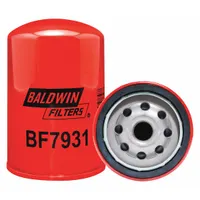 BALDWIN FILTERS Fuel Filter: Spin-On, 3 1/16 in Outside Dia, M16-1.50 Thread Size, Diesel Fuel (MPN BF7931)