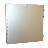 HAMMOND Electrical Enclosure: Stainless Steel, 24 in x 24 in x 6 in, NEMA 12/13/3R/4/4X, w/Panel (MPN 1418N4SSJ6)