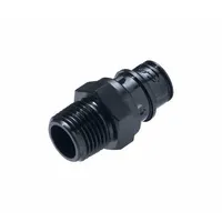 Quick Connection Coupling: Straight, 3/4 in Pipe Size, Quick-Disconnect Coupler x NPT, Polysulfone (MPN HFCD24857)