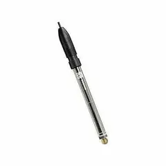 Ion selective electrode for sodium measurement over a range of 0.1 to 23000 mg/L. Features a BNC connection and 0.91 m cable length. Used for sodium testing in water, wastewater, and process fluids.
