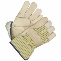 BDG Leather Gloves: Universal, Premium, Work Glove, Cowhide, Includes Double Palm, Wing Thumb, 1 PR (MPN 40-9-2816)