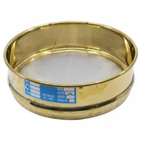 EISCO SCIENTIFIC Standard Stainless Steel Cloth Test Sieve: Stainless Steel, 8 in Outside Dia (MPN BI0139BRD)