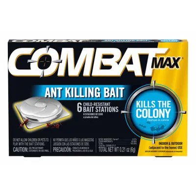 COMBAT Ant Killer Trap: For Use On Crawling Insects, Bait Box Trap, Indoor/Outdoor Use - Crawling Insect Traps