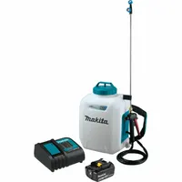 MAKITA Cordless Backpack Sprayer: For Lawn, Garden and Agriculture, 2 5/8 gal Tank Capacity (MPN XSU01SM1)