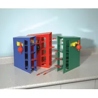 Tube Rack: 3 1/2 in Overall Wd, 3 5/8 in Overall Ht, 11 1/2 in Overall Lg, ABS Plastic, Blue (MPN HS20612)