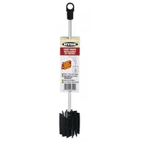 This HYDE paint mixing paddle features an impeller head type and a 1/4 in shaft diameter, compatible with 1/4 in drill chucks. Rated for a maximum speed of 1,500 RPM, it is designed for mixing paint and similar coatings in pails or containers
