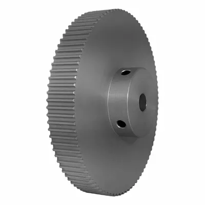 Dayton Timing Pulley: Modified Curvilinear, Fixed, For GT Timing Belt Section - GT Section Fixed-Bore Timing Pulleys with Hub