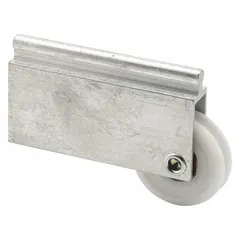 This hanging door roller from PRIME-LINE is designed for sliding door applications. It measures 1-3/4 inches in width and supports doors weighing up to 40 lb. The roller provides smooth movement for interior or light-duty sliding doors.