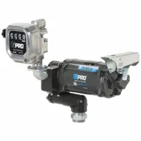 GPI Electric Drum Pump: 35 gpm Max. Flow Rate, 230 V AC, 3/4 hp HP, Pump with Meter, Cast Iron (MPN PRO35-115PO/QM40G8N)