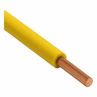 OEM Building Wire: Copper, 12 AWG, 1 Conductors, Solid, Yellow, 1,000 ft Lg - Copper THHN/THWN-2 Building Wires