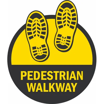 LYLE Traffic Sign: 10-1/2 in x 9 in Nominal Sign Size - Pedestrian Crossing Signs