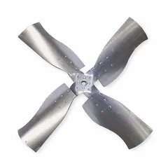 This replacement propeller is designed for use with Dayton models 3C610F, 4ZA71, and 5TR70F. It is intended for HVAC and refrigeration applications to move air across condenser or evaporator coils. The propeller ensures proper airflow in commercial or industrial cooling systems.