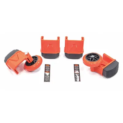 LITTLE GIANT Outer Shoe Replacement Kit for Revolution Combination Ladders - Feet & Shoes