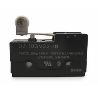OMRON Snap Action Switch: Hinge Roller Lever Actuator, 3NO/3NC, Screw (MPN DZ-10GV22-1B)