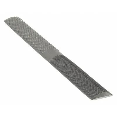 WESTWARD Half Round Wood Rasp File: Half Round, 18_12.5 Teeth per Inch, Safe Edge Cut - 4-in-1 Wood Rasps
