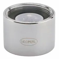 NEOPERL Outlet: 0.35 gpm Flow Rate, Spray Flow Outlet, Brass, Chrome Finish, Dual, 40 PK (MPN 5509206)