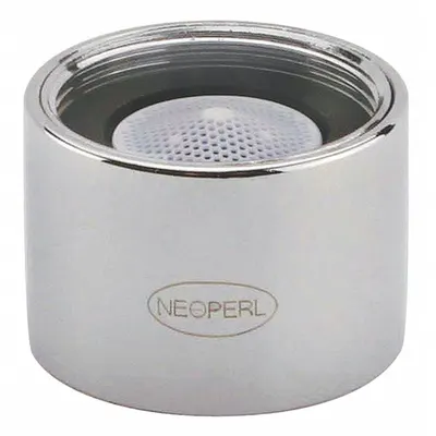 NEOPERL Outlet: 0.35 gpm Flow Rate, Spray Flow Outlet, Brass, Chrome Finish, Dual - Faucet Aerators & Outlets