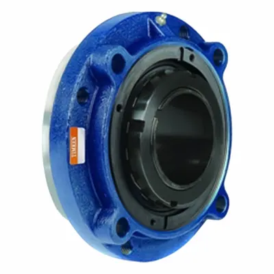 TIMKEN Flange Mount Bearing: Spherical Roller, 2 in Bore, Steel, Concentric Collar - Flange-Mount Spherical Roller Bearings