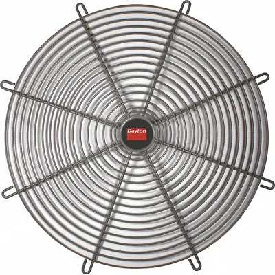 Dayton Outlet Fan Guard: For Use With 5TCN0, Outlet, Steel, Polyester Urethane - Inlet & Outlet Guards