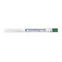 Sterile swabstick with a single polyester tip and polyester handle, 6 inches in length. The polyester material provides low particle shedding and chemical resistance. Supplied in a 500-pack for single-use applications in industrial cleaning, laboratory sampling, and precision surface preparation